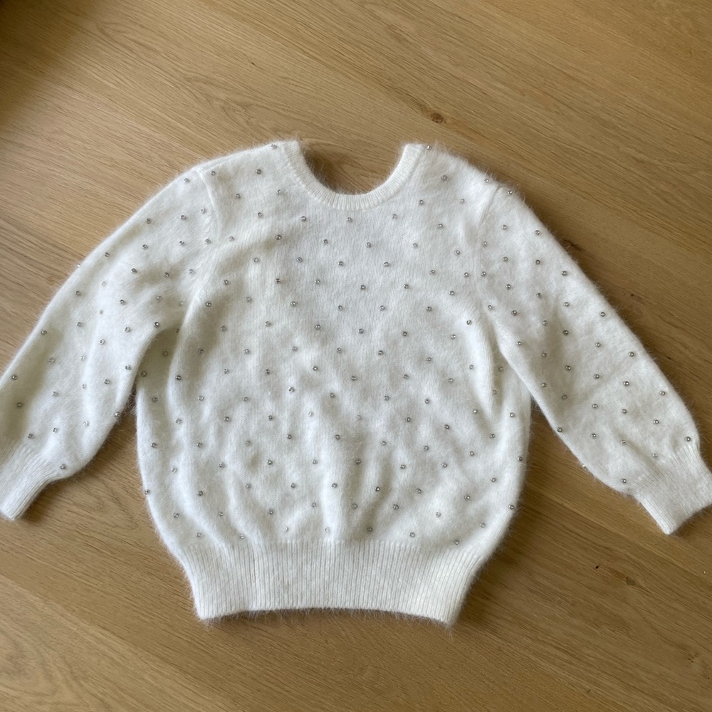 NWT Ba&sh Embellished, 3/4 sleeves. Super soft.